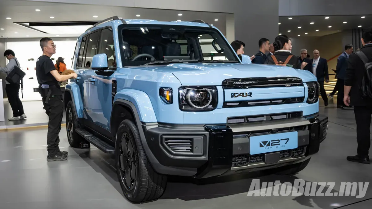 iCaur V27 REEV previewed in Thailand, Malaysia launch likely