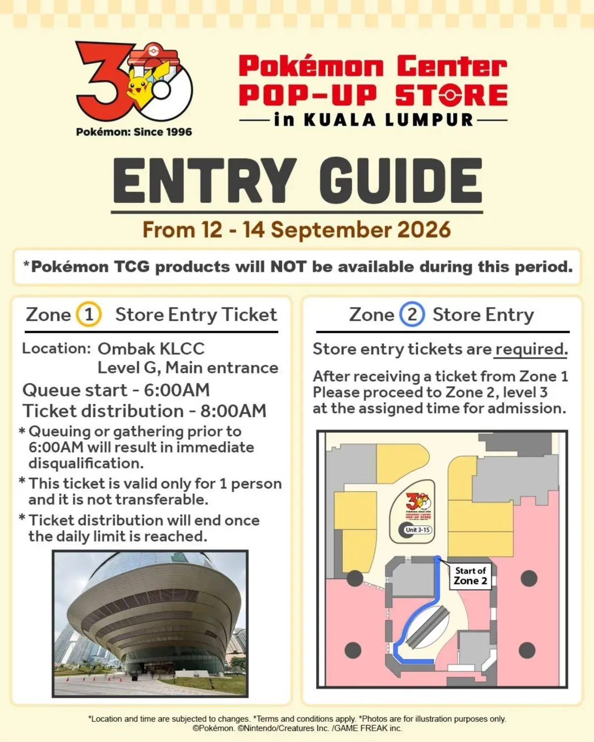 Malaysia’s First Pokemon Centre Pop-Up Sets Entry Rules