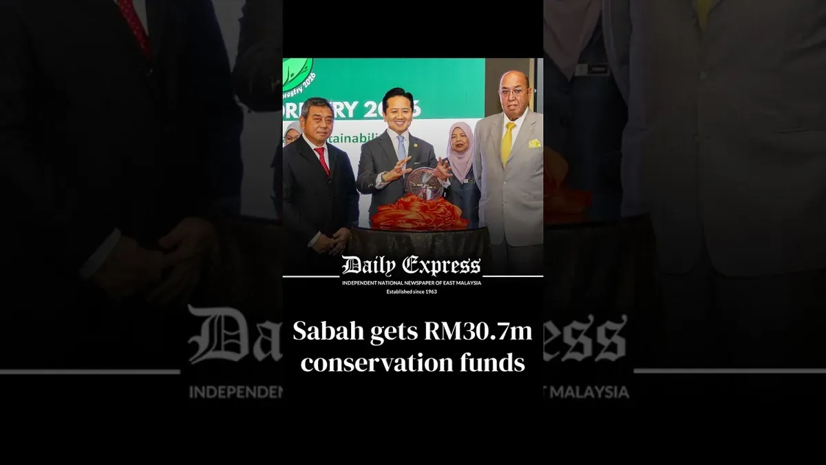 Sabah gets RM30.7m biodiversity fund from federal EFT
