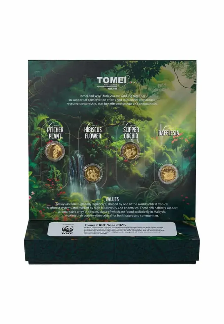 Tomei, WWF-Malaysia gold coins fund flora conservation